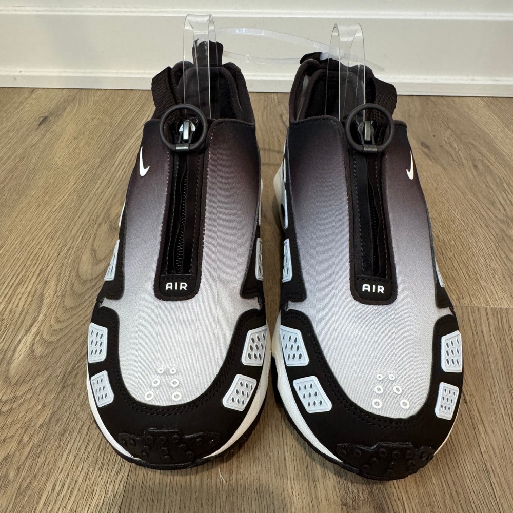 Nike Air Max Sunder Black Metallic Silver Zipper Sneakers Women's 8.5 HJ8080-200 - Picture 2 of 9